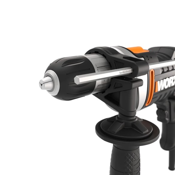 Worx WX328 – Taladro percutor con cable 800W, portabrocas 13 mm, ligero y equilibrado, incluye accesorios
