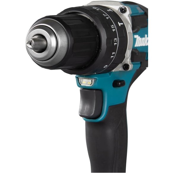 Makita DHP484RTE – Taladro percutor inalámbrico 18V LXT, 54 Nm, incluye 2×5,0Ah, cargador y maletín