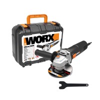 Worx WX718 – Amoladora angular 900W, disco 125 mm, 12 000 rpm, mango antivibración, incluye accesorios