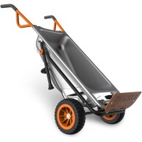 Worx WG050 – Aerocart 8-en-1 Multicarro / Carretilla todo terreno, carga hasta 136 kg