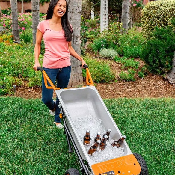 Worx WG050 – Aerocart 8-en-1 Multicarro / Carretilla todo terreno, carga hasta 136 kg