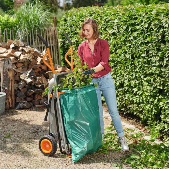 Worx WG050 – Aerocart 8-en-1 Multicarro / Carretilla todo terreno, carga hasta 136 kg