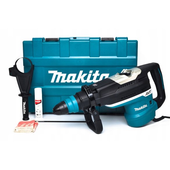 Martillo combinado Makita HR5212C - 1.510 W, SDS-MAX, 20 J de energía de impacto, tecnología antivibración Martillo combinado Makita HR5212C - 1.510 W, SDS-MAX, 20 J de energía de impacto, tecnología antivibración