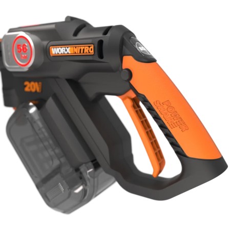Hidrolimpiadora a Batería Worx WG633E.9 | 20V Nitro | 56 bares, 220 L/h | Con Batería 4,0Ah, Cargador y Accesorios