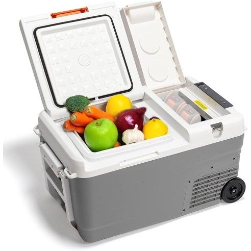 Worx WX876.9 – Nevera portátil a batería 20V PowerShare, -20 °C a +20 °C, sin batería ni cargador