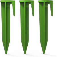Piquetas biodegradables Landroid WORX WA0665 | 25 uds | fijación de cable perimetral y tiras magnéticas