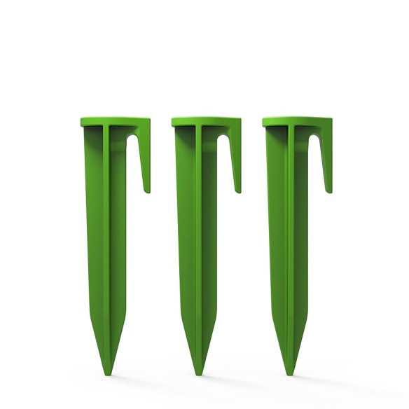 Piquetas biodegradables Landroid WORX WA0666 | 125 uds | fijación de cable perimetral