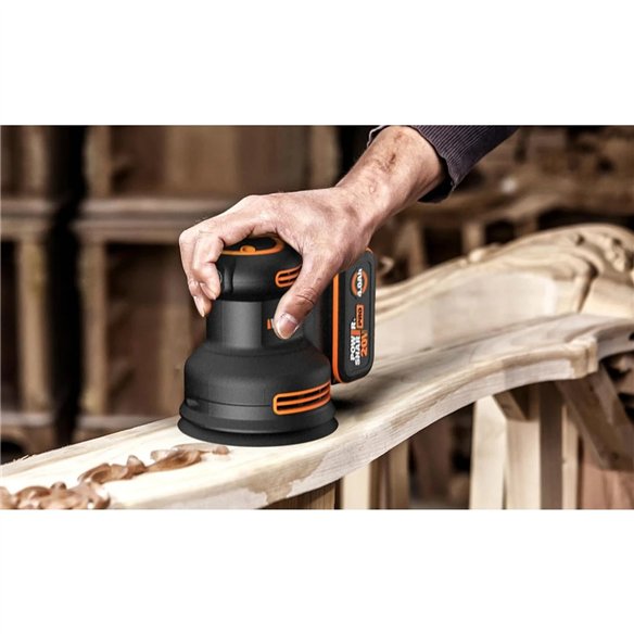Lijadora Roto-Orbital a Batería WORX WX823.9 | 20V | Brushless | Ø125 mm | 3 Velocidades | sin Batería ni Cargador