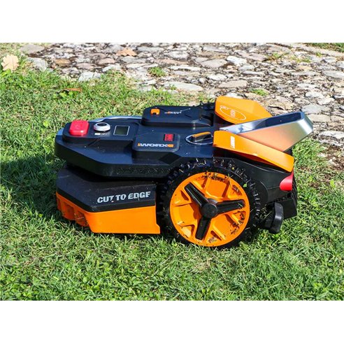 Robot cortacésped WORX WR206E | sin cable perimetral | 600 m² | cámara + IA | batería 2,0 Ah + cargador
