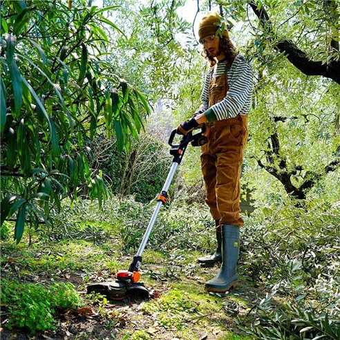 Cortaboordes Batería Worx WG173E.9 | Perfiladora de césped para bordes y rincones | Sin Batería ni Cargador