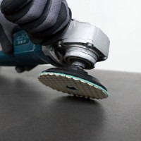 Soporte para Discos de Pulido BIHUI DPPH4 | 100 mm | Rosca M14 | Fijación Velcro 2