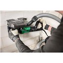 Rozadora de pared HiKOKI CM5MAWSZ | 1900 W | 125 mm | 10–40 mm | 9–35 mm | 5000 RPM | conexión a aspirador