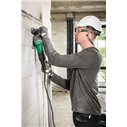 Rozadora de pared HiKOKI CM5MAWSZ | 1900 W | 125 mm | 10–40 mm | 9–35 mm | 5000 RPM | conexión a aspirador