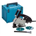 Rozadora de pared Makita SG1251J | 1400 W | 125 mm | 0–30 mm | 6–30 mm | 10.000 RPM | Makpac | 2 discos