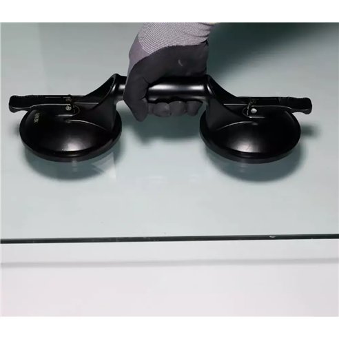 Ventosa Manual Doble BIHUI SCDB4 | Cuerpo Aluminio | Hasta 85 kg