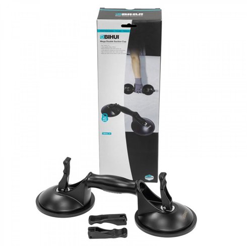 Ventosa Manual Doble BIHUI SCDB4 | Cuerpo Aluminio | Hasta 85 kg