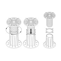 Contratuerca Peygran BSP | Bloqueo de Pedestal | +5 mm | 10 Unidades 2