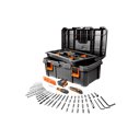 Caja herramientas Worx con brocas, puntas y accesorios