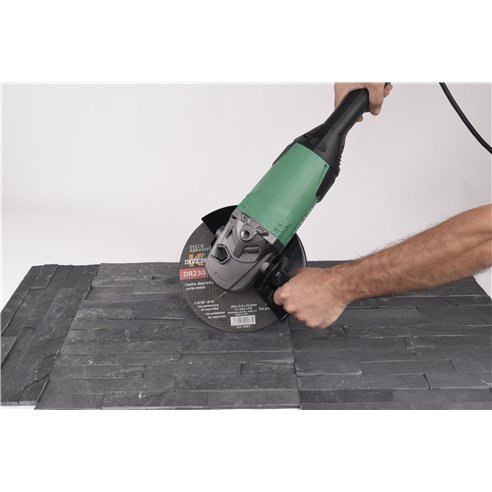 Amoladora Hikoki G23STWE - 230 mm - 2.000 W - Motor con protección contra polvo - Incluye disco de diamante