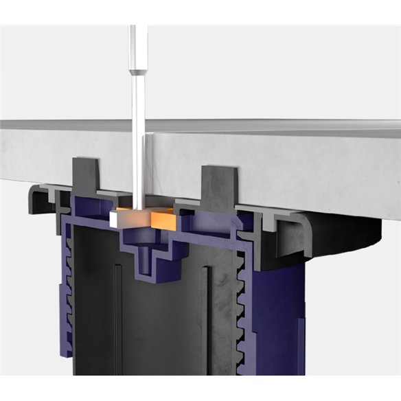 Plot Peygran XSP5 Pro | Altura 80 - 120 mm | Inclinación 0 - 5%