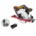 Sierra Circular Batería Worx 20V | Disco 165 mm | Con 1 Batería y cargador