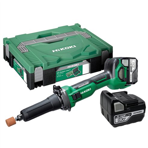 Amoladora Recta a Batería HiKOKI GP18DAW5Z | 6 mm | 7.000-29.000 RPM | Brushless | No Incluye Batería ni Cargador