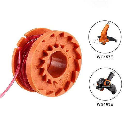 Worx Repuesto de hilo para cortabordes, Naranja, 6.5 x 6.5 x 2.2 cm, wa0004.1