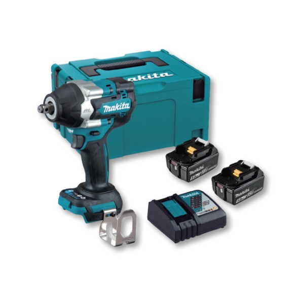 Llave de impacto 1/2" Makita DTW700RTJ - 700 Nm, 18V, motor sin escobillas, 3 modos automáticos