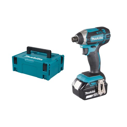 Atornillador de impacto Makita DTD152RTJ - 18V, 165 Nm, 2 baterías de 5,0Ah, luz LED, maletín Makpac