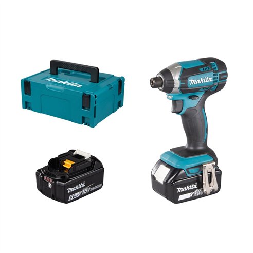 Atornillador de impacto Makita DTD152RTJ | 18V | 165 Nm | 2x 5,0Ah + DC18RC + Makpac 2