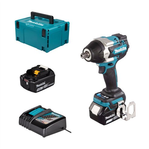 Llave de impacto Makita DTW701RTJ | 18V LXT | 700 Nm | 2x 5,0Ah + DC18RC + Makpac 3