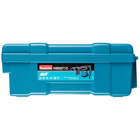 Martillo demoledor Makita HM0871C | SDS-MAX | 1100 W | 8,1 J | AVT + maletín PVC
