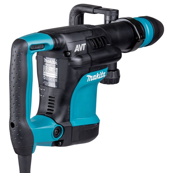Martillo demoledor Makita HM0871C | SDS-MAX | 1100 W | 8,1 J | AVT + maletín PVC