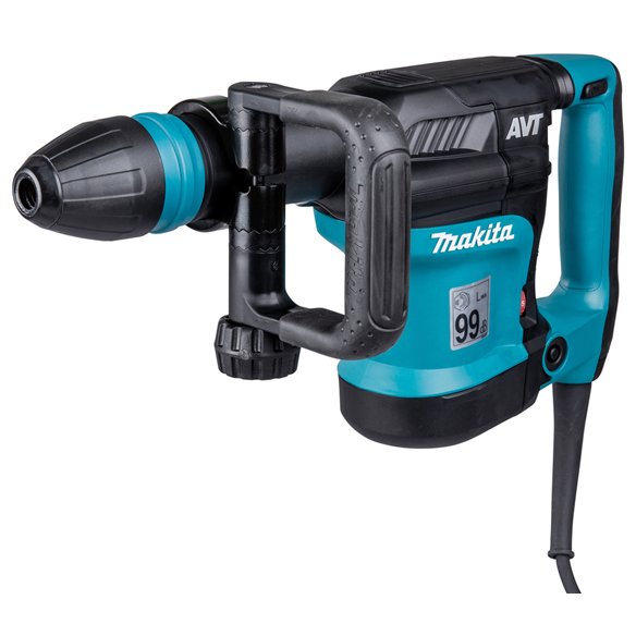 Martillo demoledor Makita HM0871C | SDS-MAX | 1100 W | 8,1 J | AVT + maletín PVC