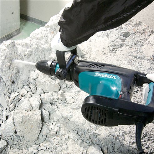 Martillo demoledor Makita HM1203C - 1510 W - 19,1 J - Brocas SDS-MAX - Trabajo pesado