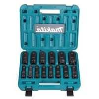 Juego de Vasos de Impacto Largos Makita E-16586 | 14 Piezas 1/2" CR-MO Impact Black 2