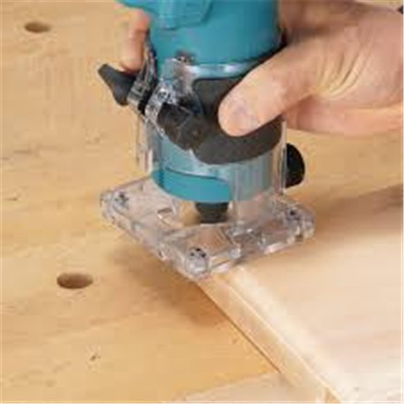 Fresadora Makita DRT52SF | 18V Brushless 6 mm + 3,0Ah + DC18SD + Maletín PVC