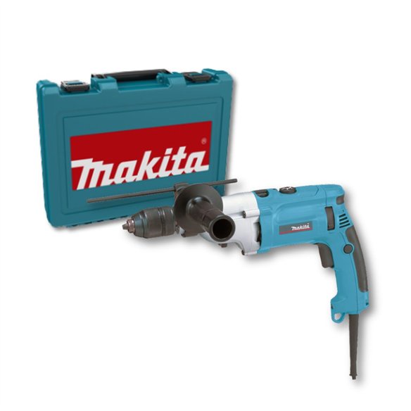 Taladro percutor Makita HP2071 | 1010 W | 2 velocidades | 20 mm | maletín incluido