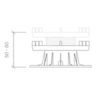 Plot Regulable Peygran BSP2 | 50-80 mm | para Pavimento Elevado Exterior 2