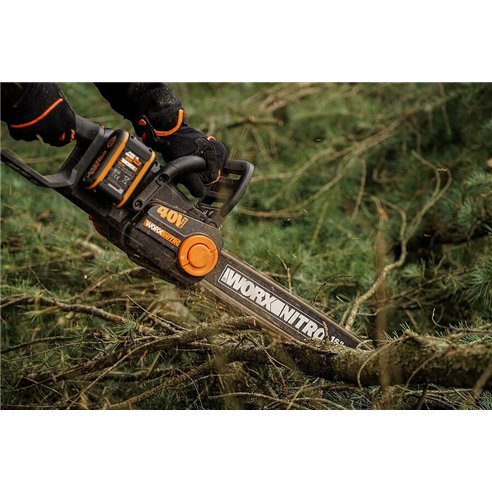 Worx WG384E.9 – Motosierra a batería 40V (2x20V)  - Solo herramienta