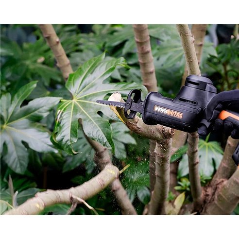 WORX WG893E.9  Sierra de mano compacta | motor sin escobillas - Solo herramienta