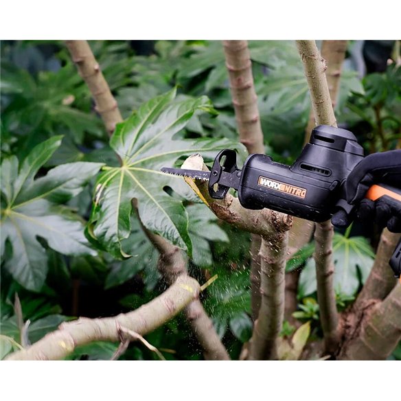 WORX WG893E.9  Sierra de mano compacta | motor sin escobillas - Solo herramienta