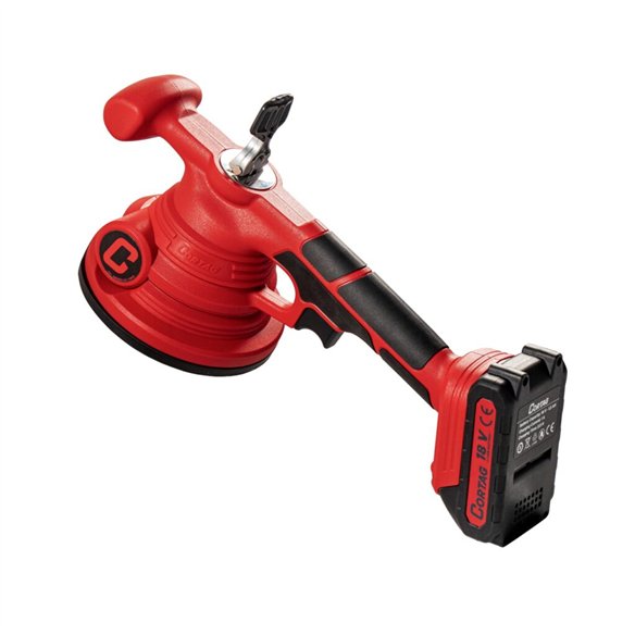 Ventosa Vibratoria a Batería Cortag MAC 100 | 18 V | 50 kg | Brushless | Incluye Batería, Cargador y Maletín