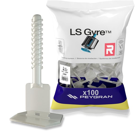 Base LS Gyre Peygran 1 mm | Sistema de Nivelación de Rosca para Cerámica