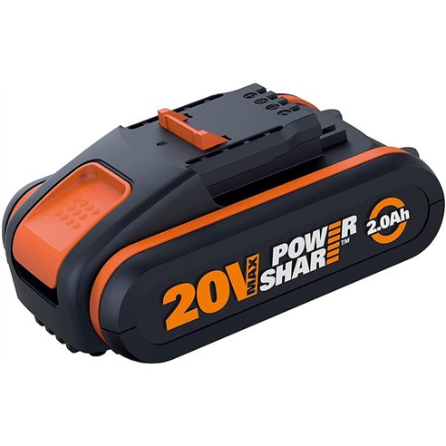 WORX WA3639 - Batería de 18 V (20 V máx.) 2.0 Ah con indicador de batería