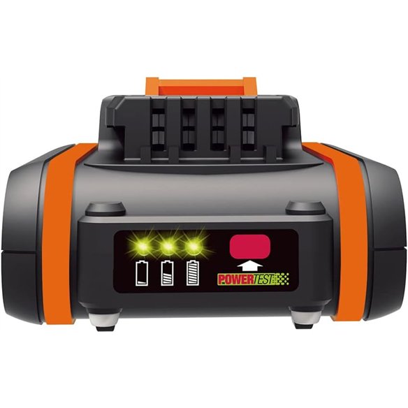 WORX WA3639 - Batería de 18 V (20 V máx.) 2.0 Ah con indicador de batería