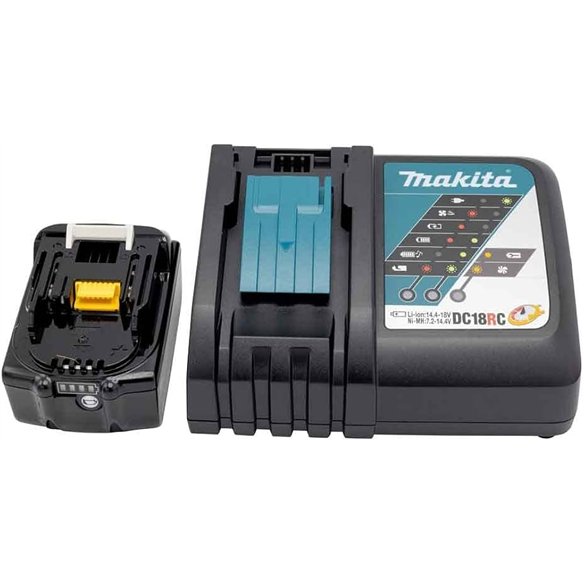 Kit Batería y Cargador Makita 191B51-7 | LXT 18V | BL1850B 5,0Ah + DC18RC