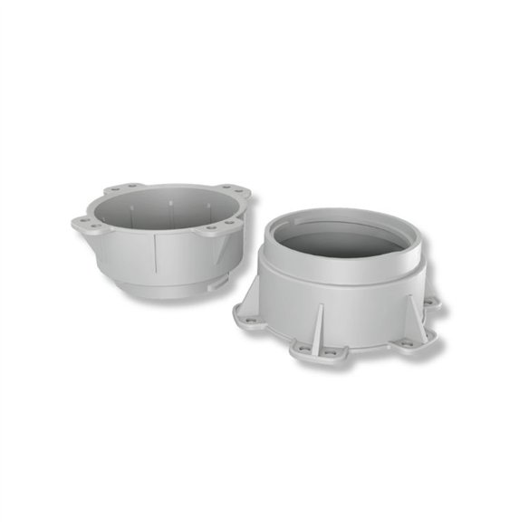 Adaptador Peygran Tubo PVC75 BSP V0+ | Accesorio para Plot Regulable de Pavimento Elevado | 10 uds