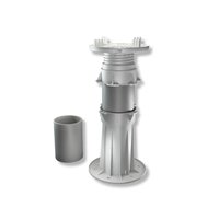 Adaptador Peygran Tubo PVC75 BSP V0+ | Accesorio para Plot Regulable de Pavimento Elevado | 10 uds 2