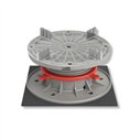 Almohadilla de Caucho Peygran BSP 140 x 140 x 3 mm | Pack 15 uds.